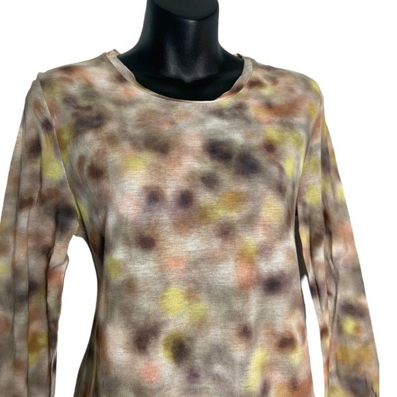 Cos Womens Tie Dye Spot Crewneck Long Sleeve Tee Size Small - Picture 4 of 8